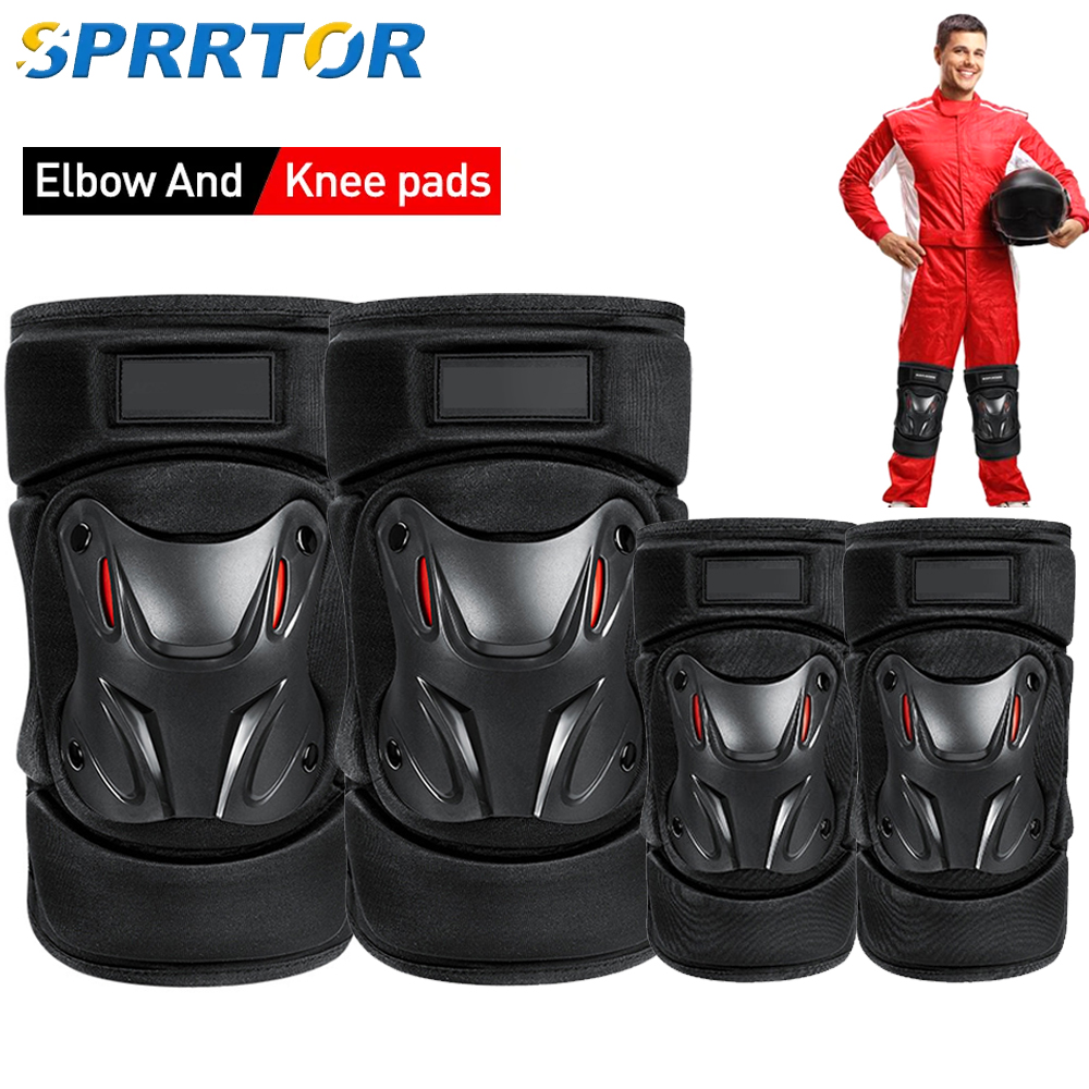 Motorcycle Gear Pattern - 1 paire de genouillères de Protection