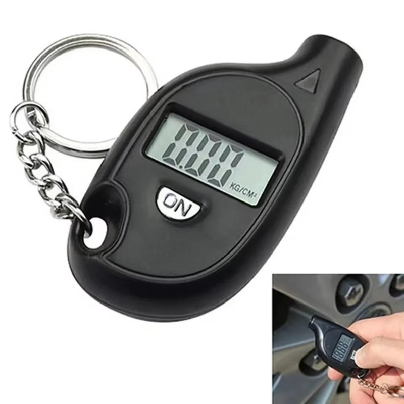 Tyre Pressure Gauge - 1-4 pièces Mini manomètre numérique portable