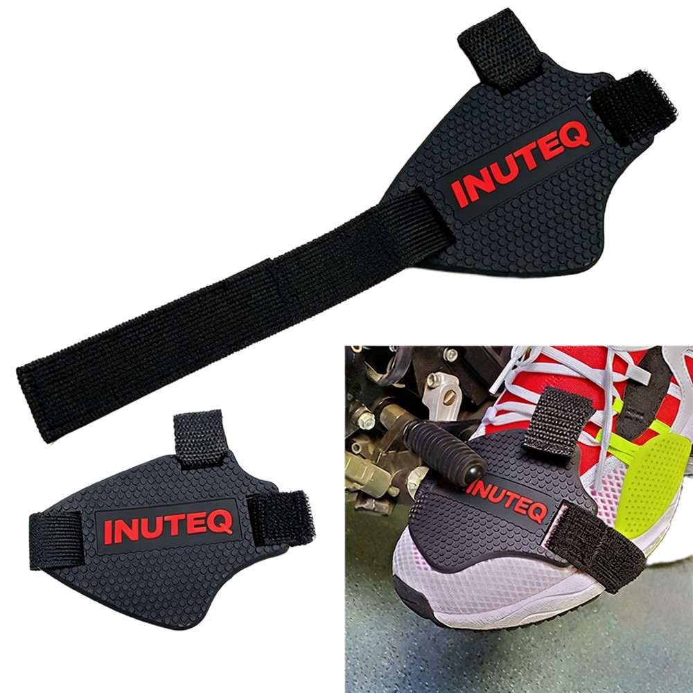 Motorcycle Gear Boots - Protège-chaussures réglables antidérapants pour moto, ceinture