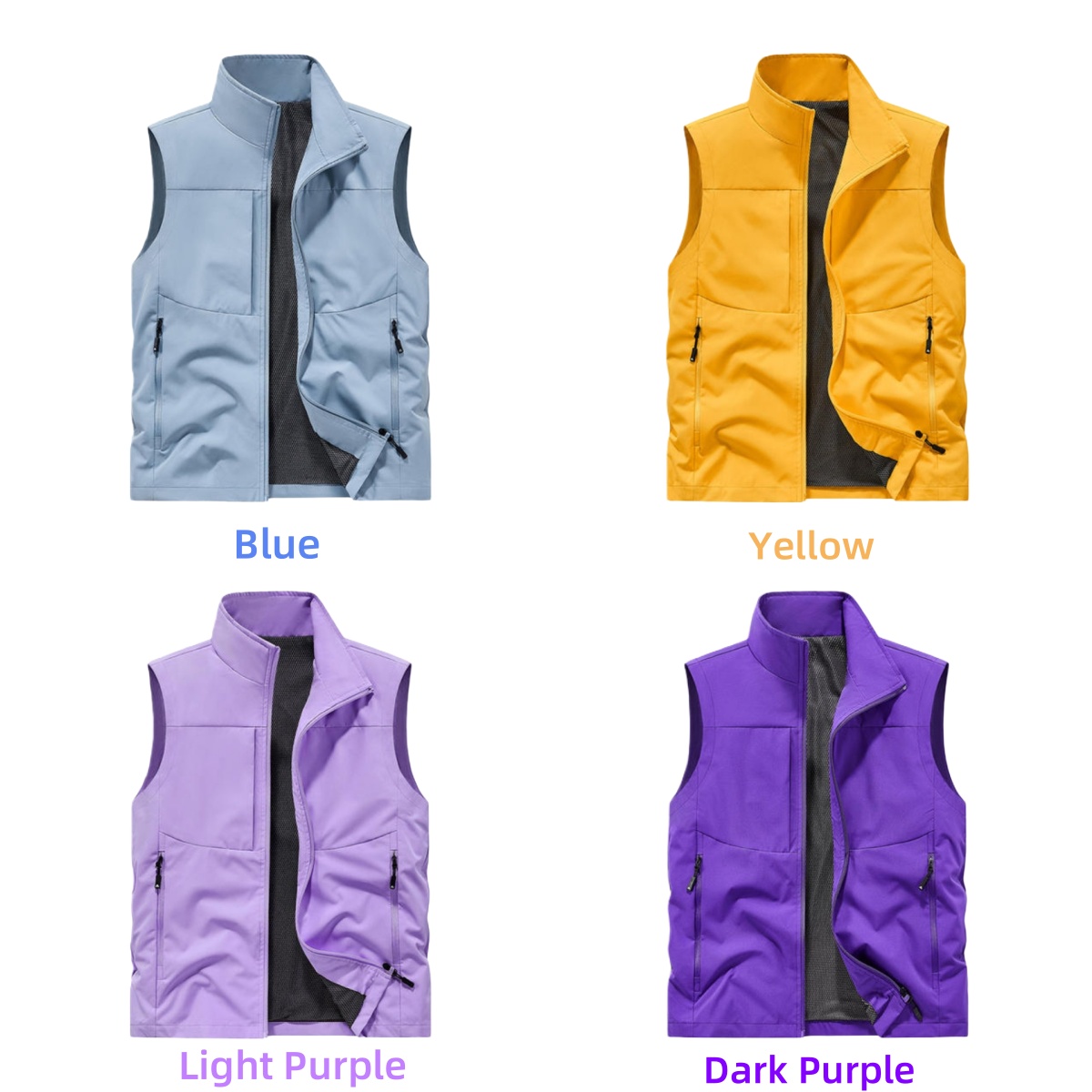 Motorcycle Gear Vest - Randonnée pêche gilet hommes imperméable coupe-vent