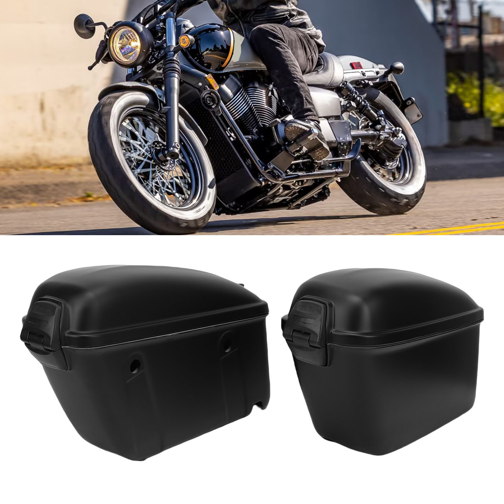 Motorcycle Gear Bag - Sacs de selle rigides pour moto
