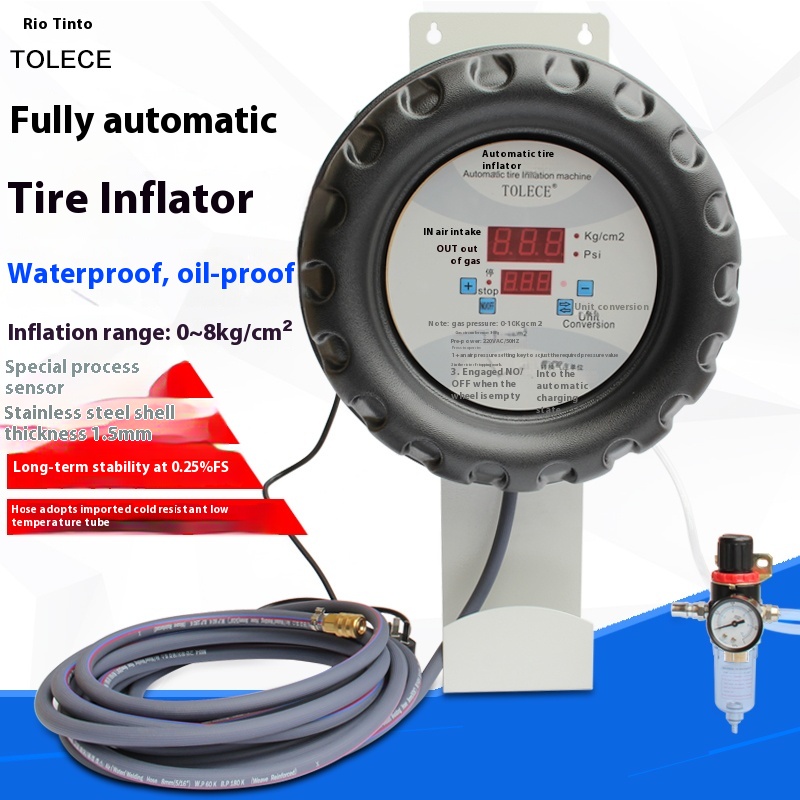 Gonfleur de pneu de voiture en - Tyre Pressure Gauge avis et prix