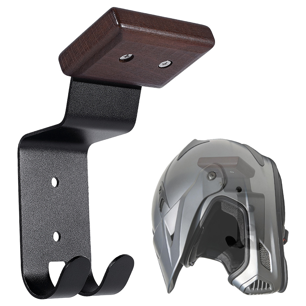 Support mural noir en bois pou - Motorcycle Gear Display Rack avis et prix