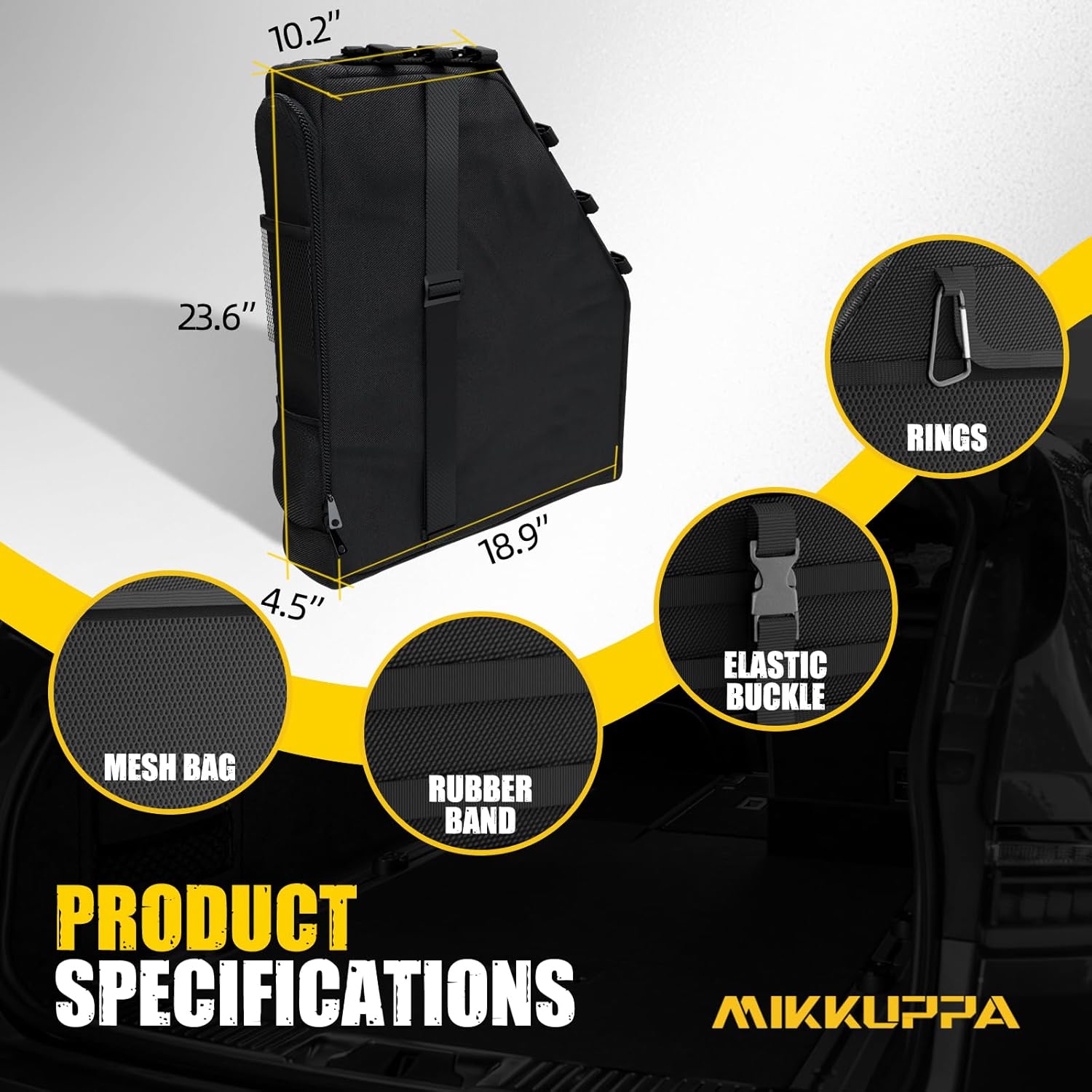MIKKUPPA-Sac de rangement pour - Tail Bag Rack avis et prix