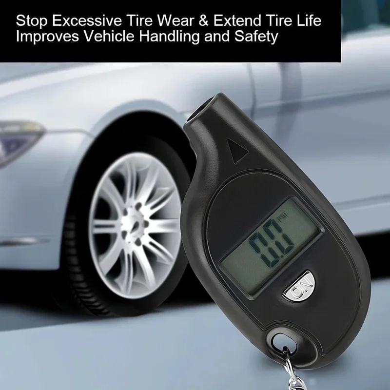 1-4 pièces Mini manomètre numé - Tyre Pressure Gauge avis et prix