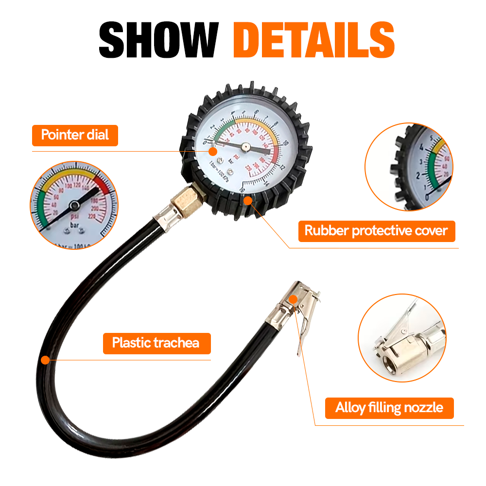 Testeur de pression des pneus  - Tyre Pressure Gauge avis et prix