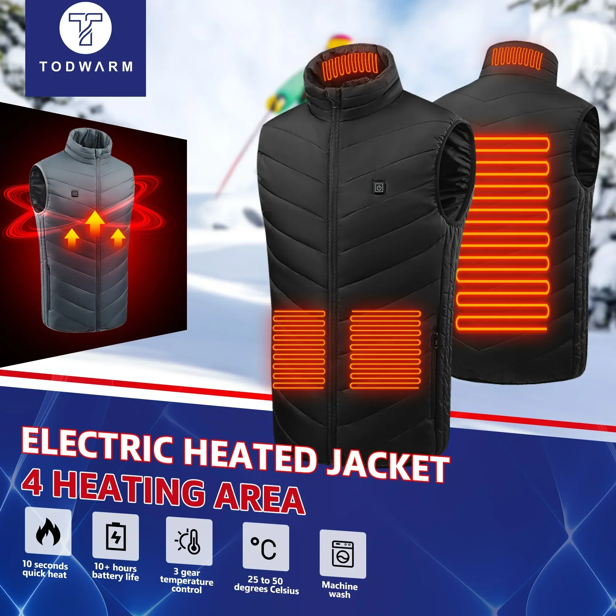 Veste chauffante USB Sportedly - Motorcycle Gear Vest avis et prix