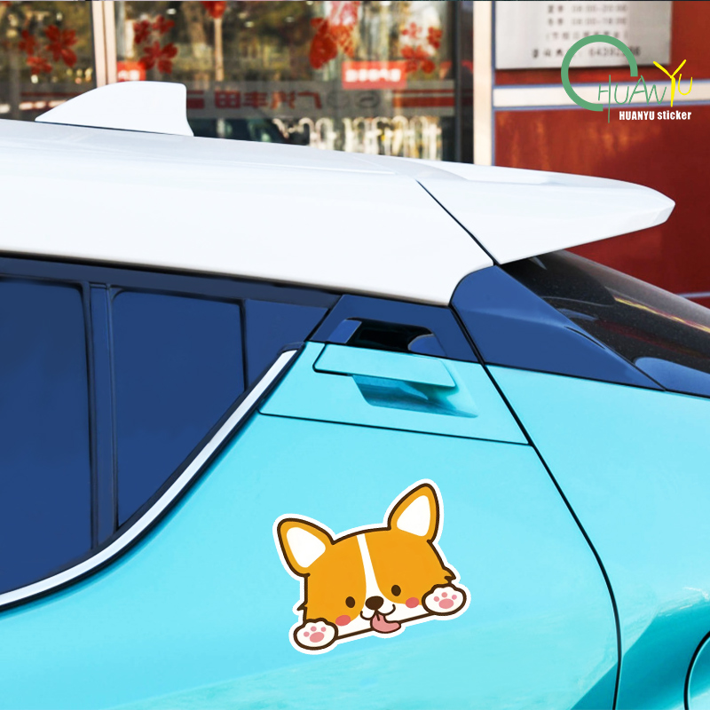 Autocollant Corgi de dessin an - Motorcycle Gear Auto avis et prix